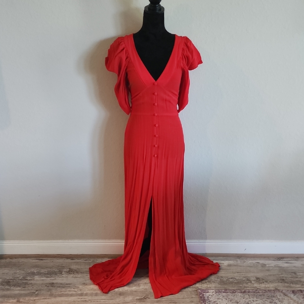 Asos Elegant Red Evening Gown